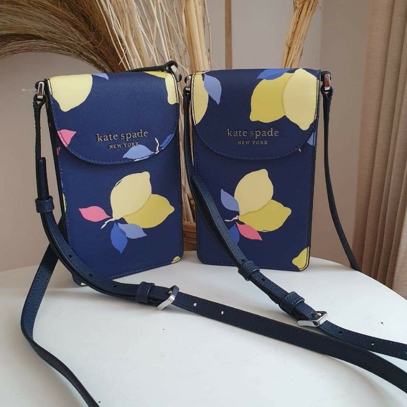 Tas HP Kate Spade Flap Phone Crossbody Cameron Lemin Zest