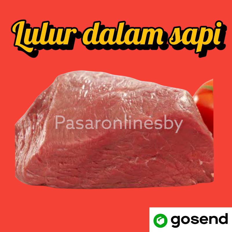 

PASAR GUBENG - Daging Sapi Has lulur Dalam / Tenderloin Segar