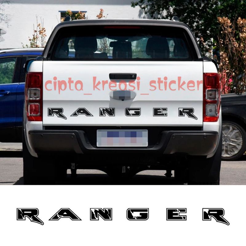sticker mobil Ford ranger stiker bak belakang mobil Ford ranger