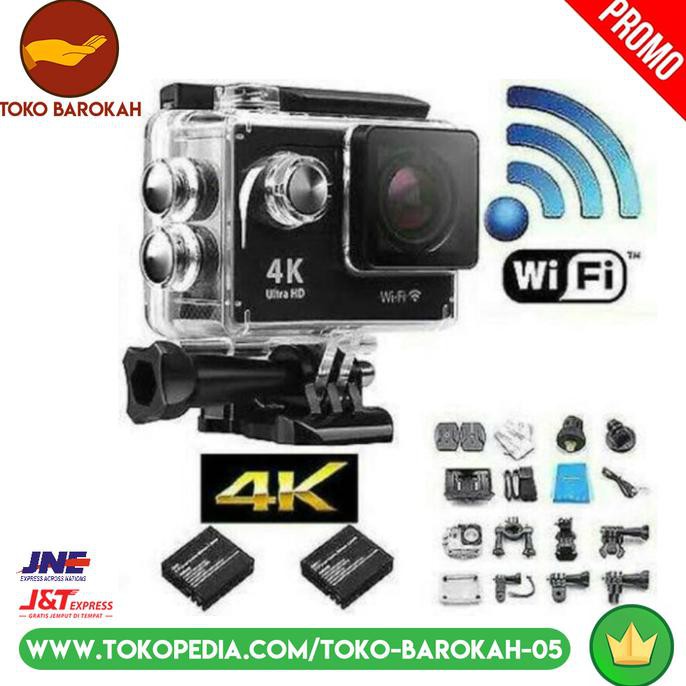 Kualitas Terjamin PAKET KAMERA VLOG YOUTUBER PEMULA KOGAN APORT ACTION CAM 4K ULTRA HD STOK TERBATAS