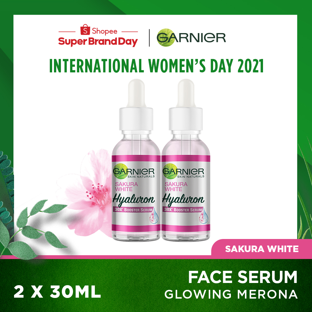 Garnier Sakura White Hyaluron 30x Booster Serum Skin Care ...