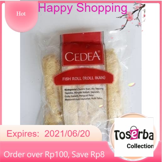 

Toserba Collection Cedea Fish Roll 250 gr Frozen Food Bandung - Cimahi