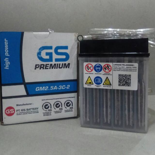 AKI BASAH MOTOR GL PRO GM2.5A-3C-2 GS ASTRA
