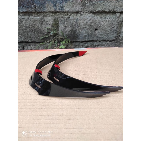 Spoiler Zeus 806 Pnp Spoiler Helm Zeus 806 Hitam Murah Kualitas Mewah Plus 3M