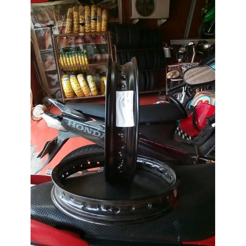 Terlaris VELG MOTOR CROSS MINI/TRAIL MINI/MINIMOTO RING 12 LEBAR 185 jari2  36