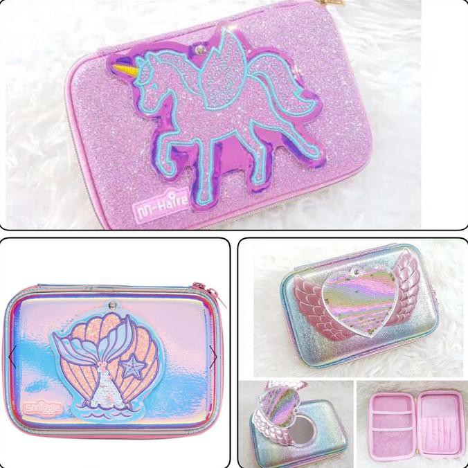 

Termurah Kotak Pensil Model Smiggle Metalik Glitter Mirror Love Unicorn Mermaid .
