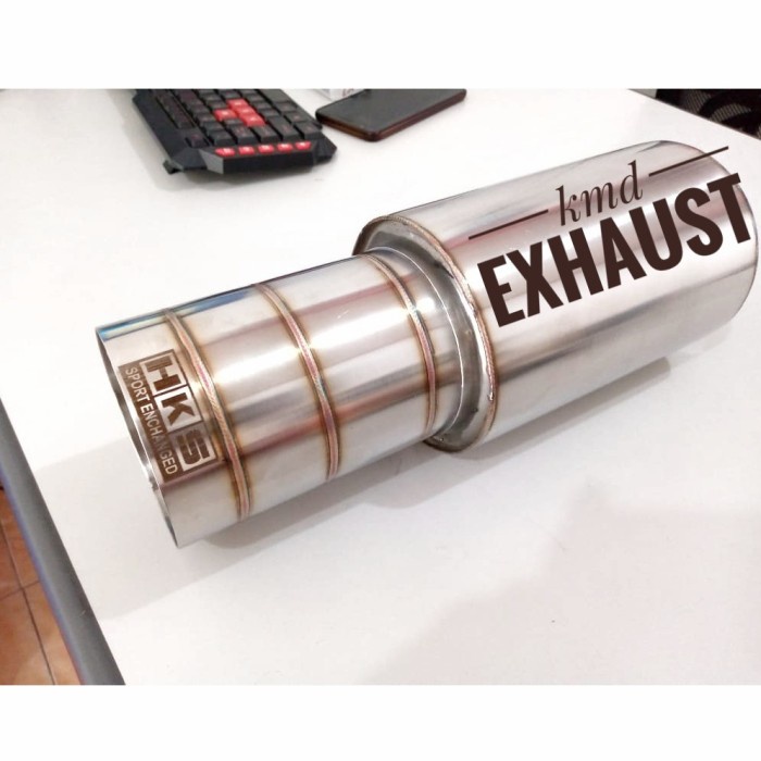 Muffler Knalpot Mobil Racing Suzuki Baleno Ertiga Apv Jazz -Hks Baby