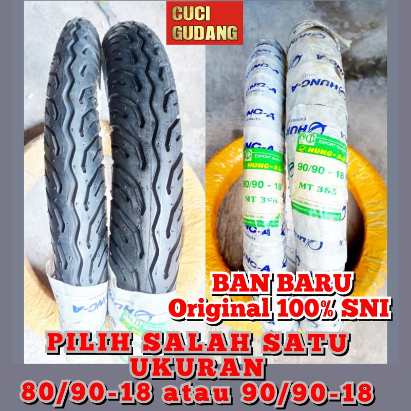 cuci gudang ban baru 80/90-18 atau 275-18 & 90/90-18 atau 300-18 ban ring 18 rx-king thunder megapro