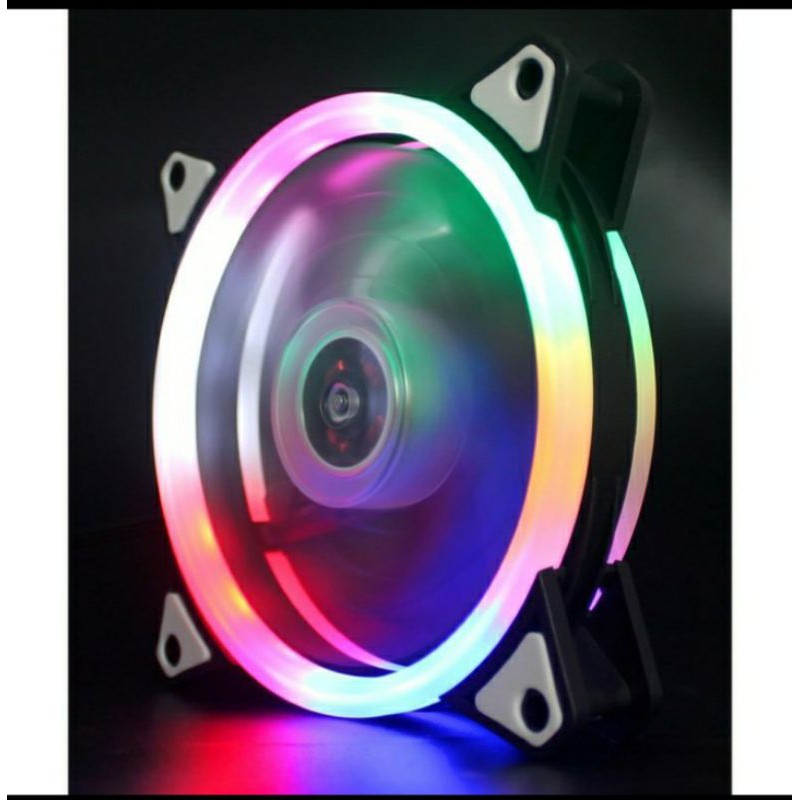 FAN RGB 3 BUAH + 1 CONTROLLER + 1 REMOTE / FAN CASING RGB / FAN CASE