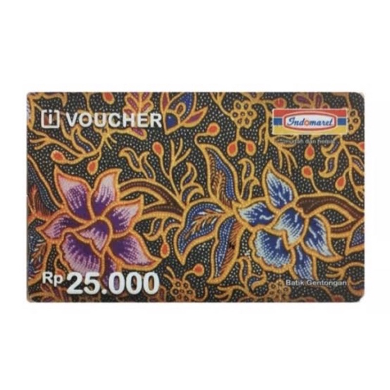 Voucher Indomaret 25 Ribu