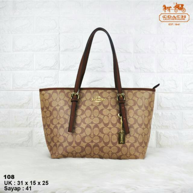 Tas wanita Coach tote kecil 108