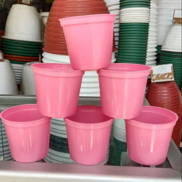 Pot bunga NKT 8 warna pink