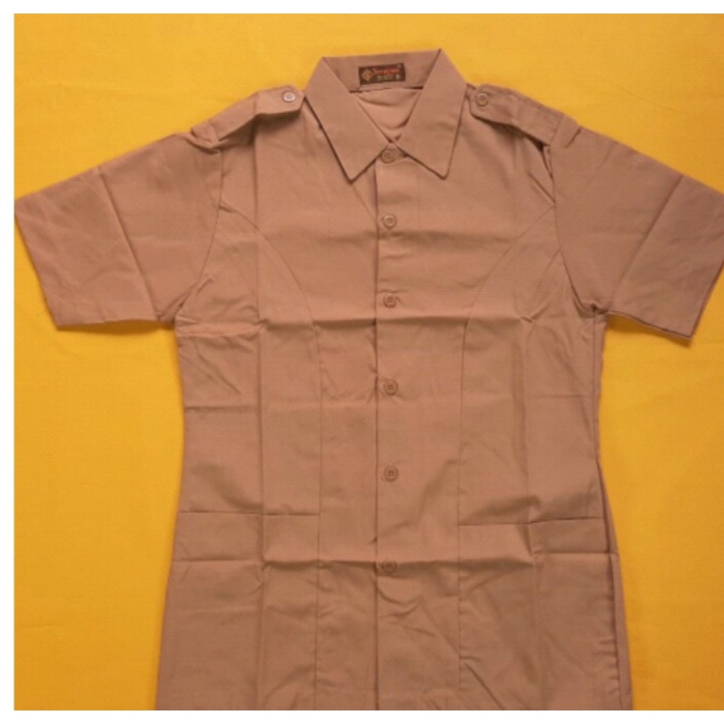 Baju Pramuka Pembina Lengan Pendek Seragam Sekolah Anak SMA / SMK Merk SERAGAM / BULOVA