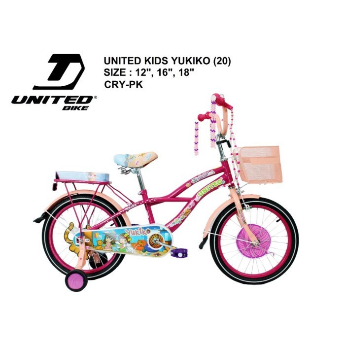 Sepeda United Mini Yukiko  Sepeda Anak Perempuan