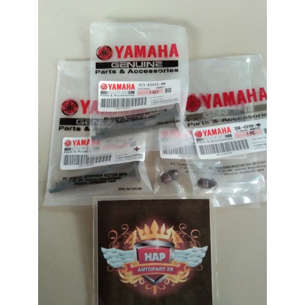payung klep set+seal klep yamaha jupiter mx old mx135 new vixion old new