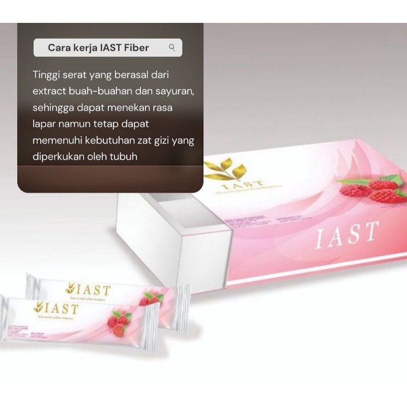 Minuman Pelangsing "IAST Fiber" BPOM