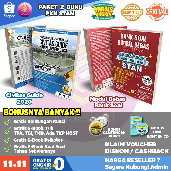 Modul Bebas 2020 Tpa Tbi Reguler Buku Stan 2020 Free Ongkir Gantungan Kunci Konten Cd Shopee Indonesia