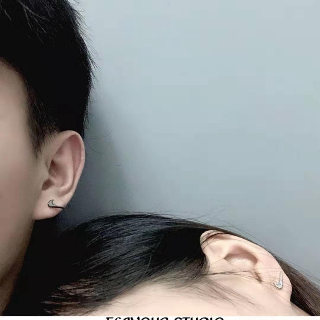 Anting Desain Simbol Tick Bungee Untuk Pria Dan Wanita