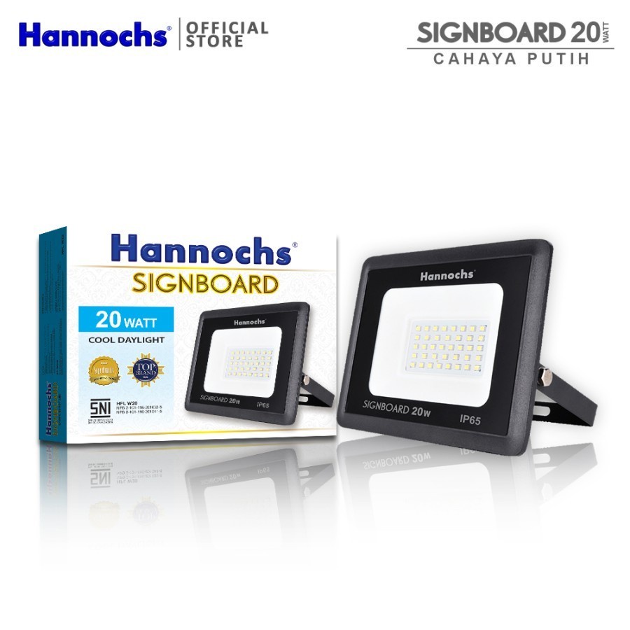 Lampu Sorot / Tembak Hannochs Signboard 20W LED Bergaransi