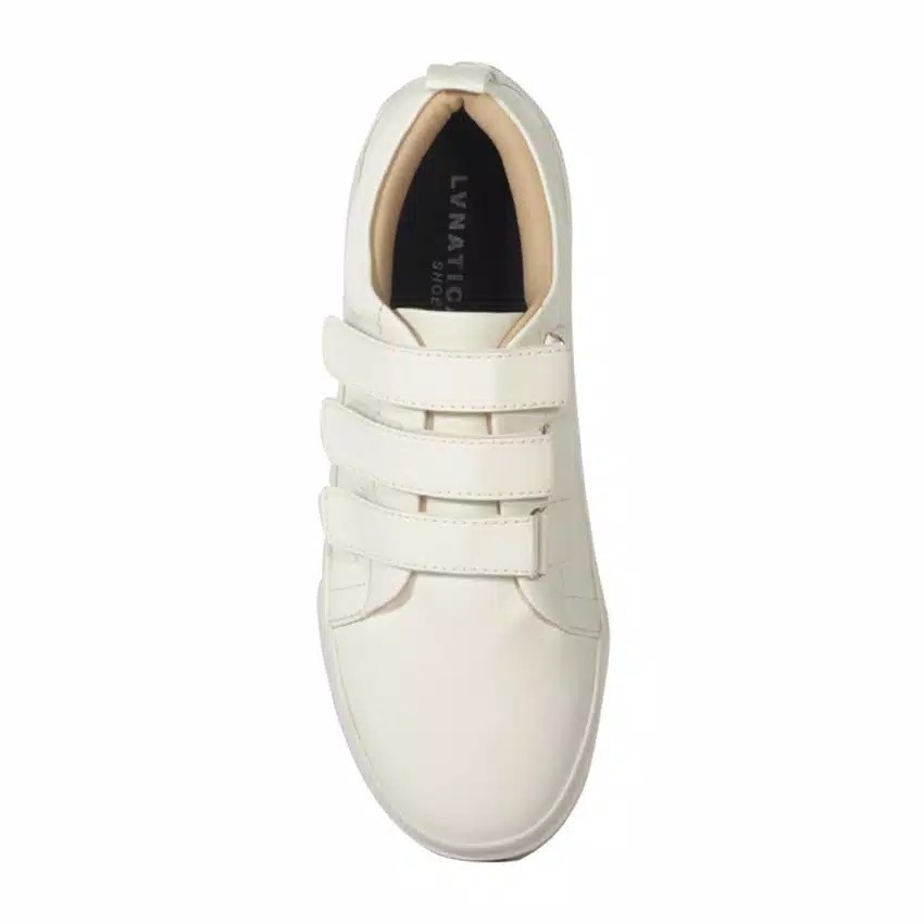 Meisie White | 36-41 | Sepatu Sneakers Casual Jalan Simpel Wanita Cewek Women Footwear | FORIND x Lvnatica