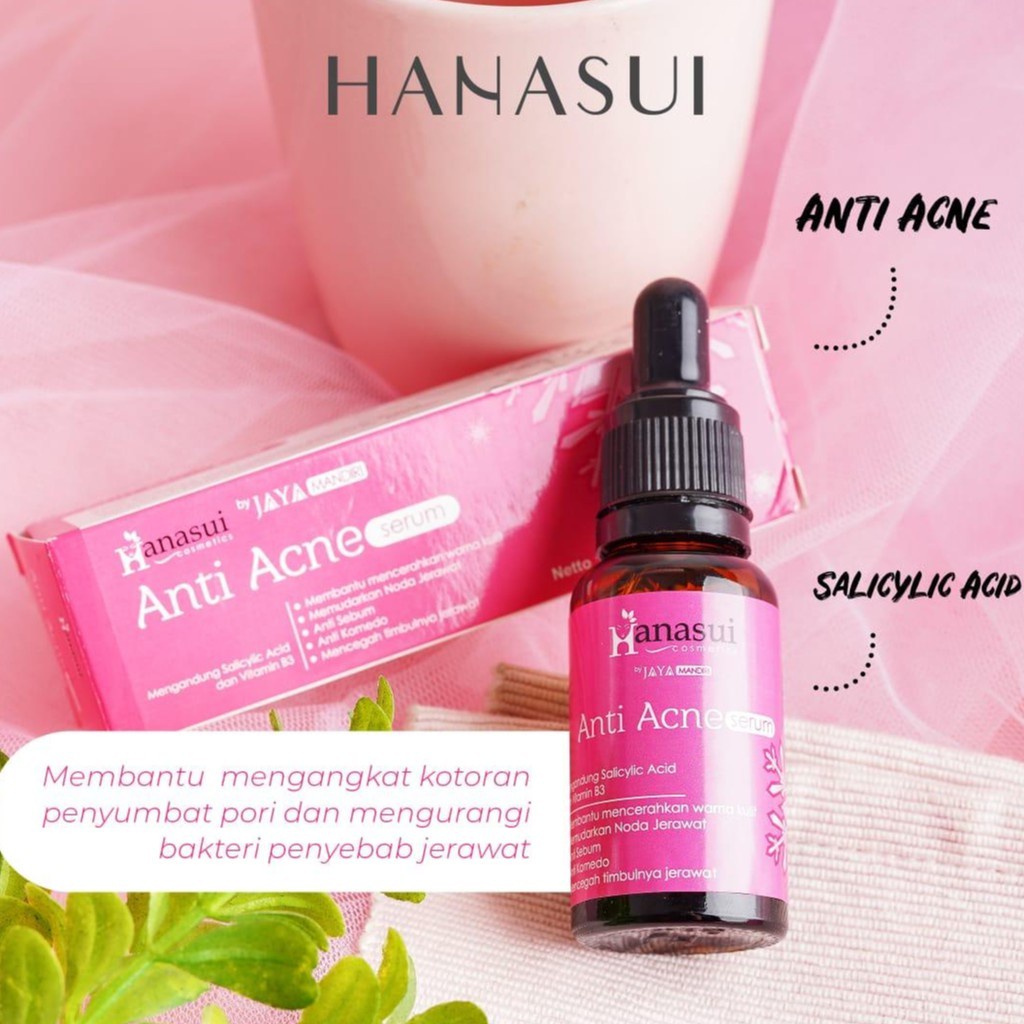 SERUM HANASUI ANTI ACNE PINK BPOM