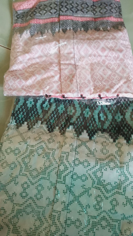 Trolistore Grosir Kemeja Batik Pria Cowok Motif Ketigo Merah Biru Hijau Seragam Batik Mrh Pekalongan