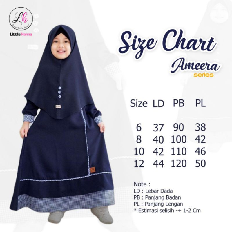 set gamis ameera by littlehanna 681012