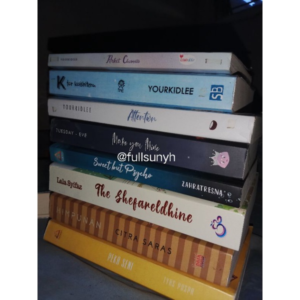 Novel preloved (Himpunan, attention, perfect Classmates, K for Koishiteru, The Shefareldhine)