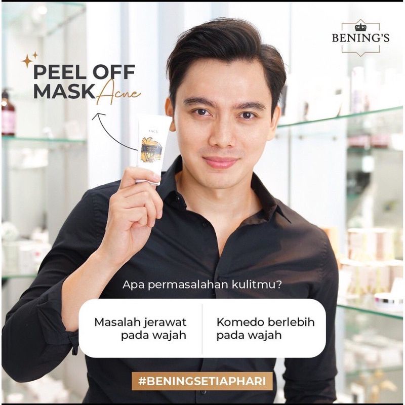 Peel Off Mask Acne | Masker Peel Off Jerawat / Benings clinic By Dr Oky pratama