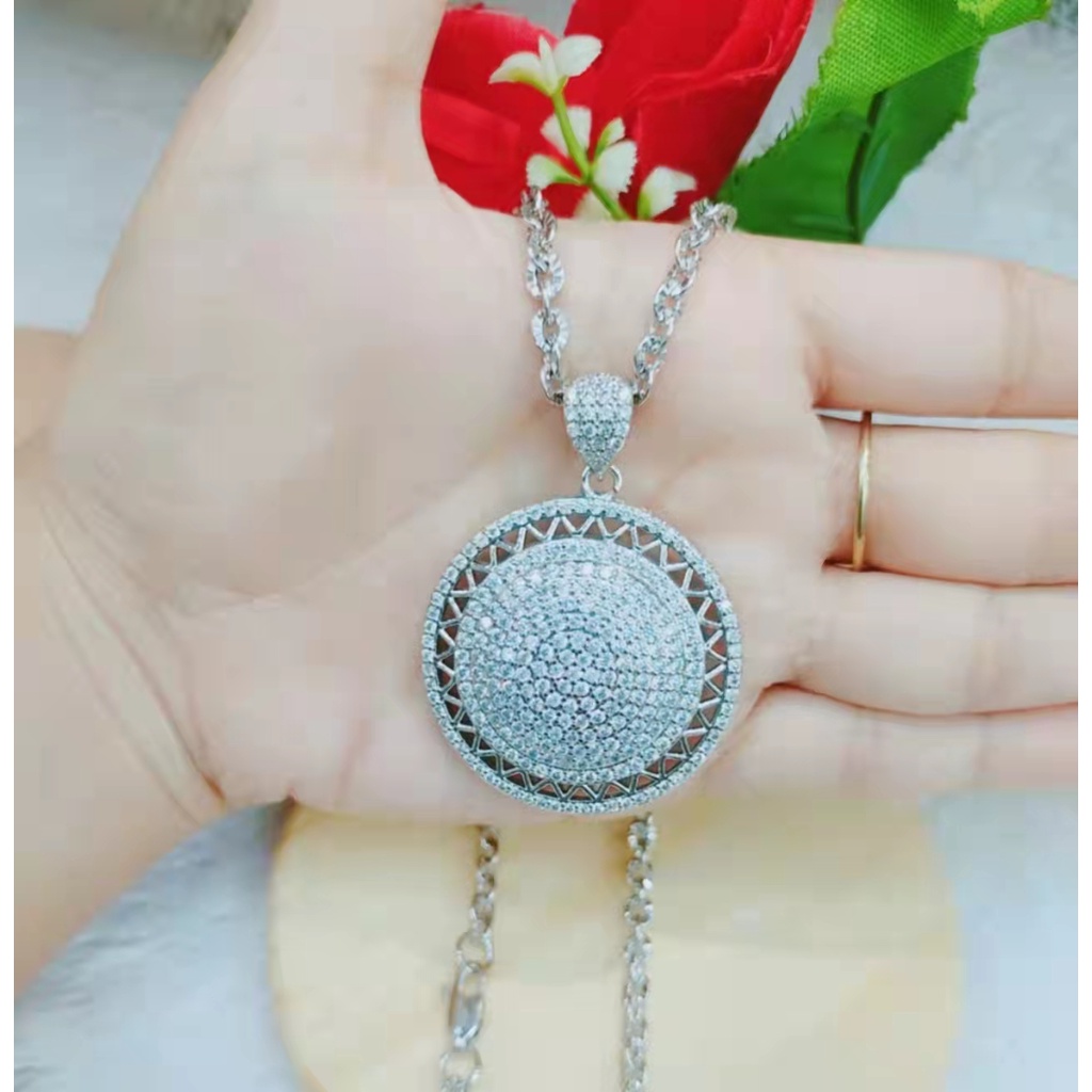 Kalung Xuping Mata Full Lapis Emas Perhiasan Fashion L36