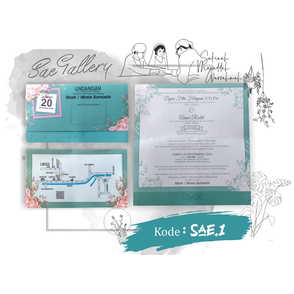 UNDANGAN NIKAH DAN KHITAN MURAH HARGA DIBAWAH 1000an Sudah termasuk ongkos cetak