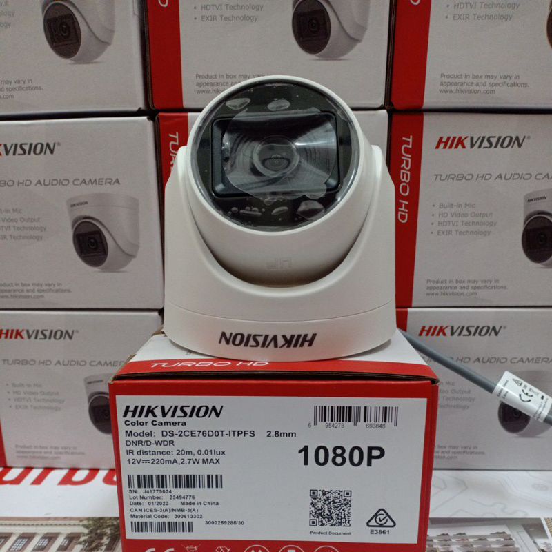 KAMERA CCTV INDOOR / OUTDOOR HIKVISION 2MP AUDIO DOT-ITPFS