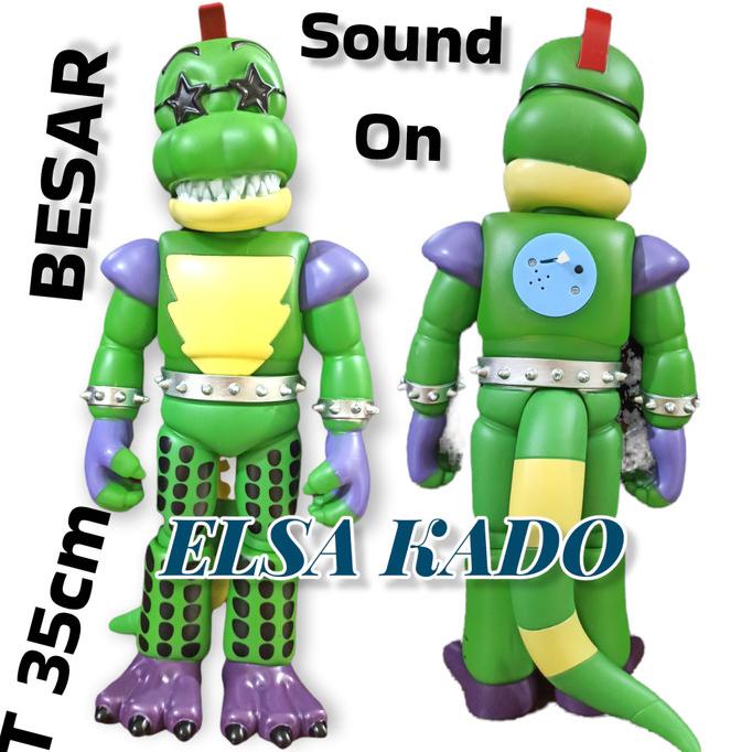 Figure Five Night At Freddy Set Isi 6 Foxy Chica Mainan Topper Cake