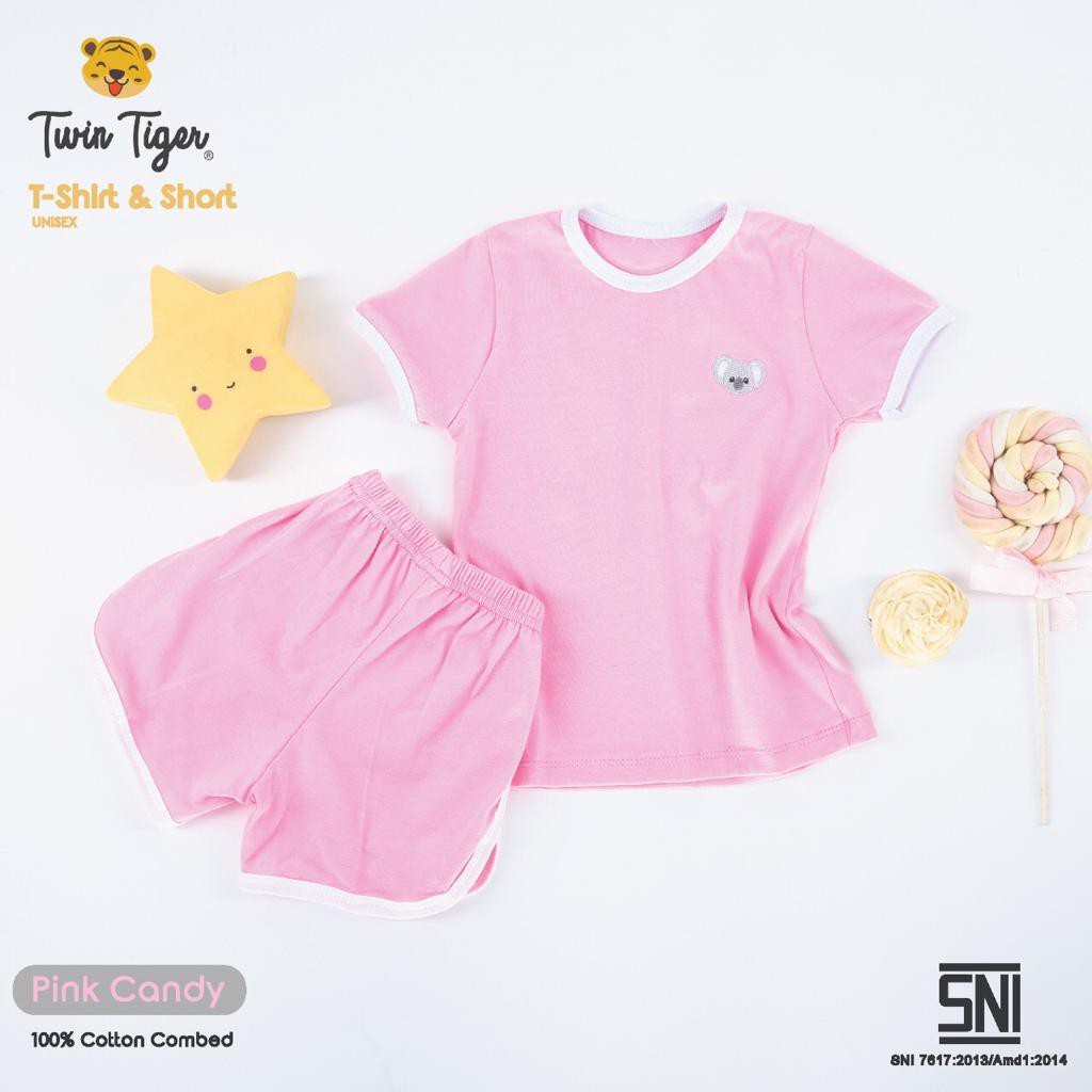 TWIN TIGER SETELAN KAOS ANAK TSHIRT RETRO SET BAJU ANAK / BAJU BAYI 0-5 Tahun SNI