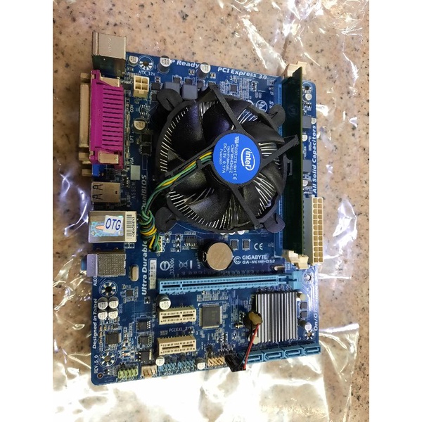 Paket mainboard h61 prosesor i5 3470 ivy plus fan asus gigabyte