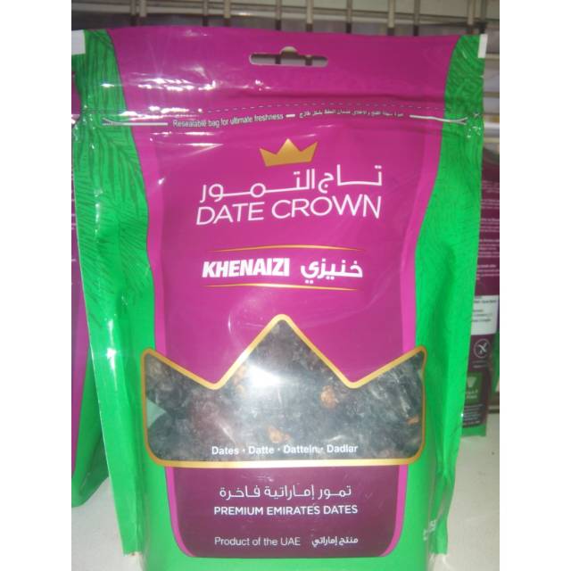 

Kurma Date Crown Khenaizi 250 gr