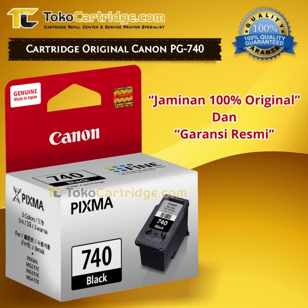 Canon Original Ink Cartridge PG 740 Black