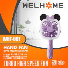 Hand Fan Mini Kipas Genggam Tangan Welhome WHF-002 dan 007