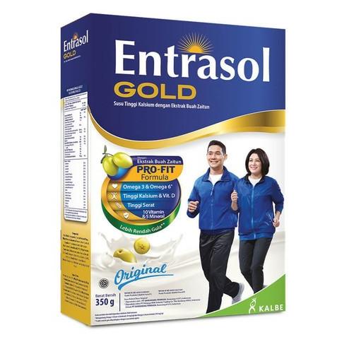 

[COD] Entrasol Gold Original Plain 350gr Susu Dewasa Tinggi Kalsium [COD]