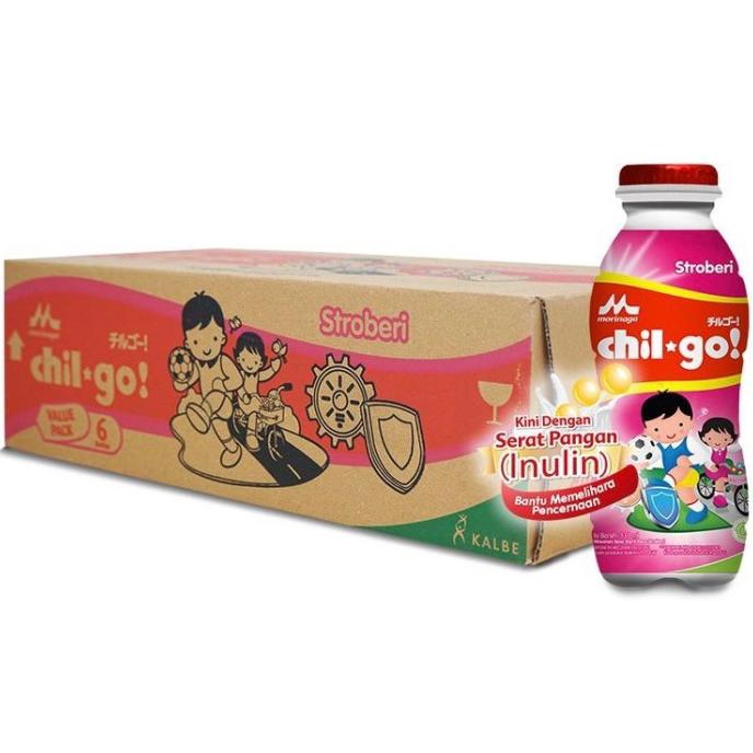 

(BISA COD) Morinaga Chil Go-Chilgo UHT Original/Vanilla/Cokelat/Strawberry 1 DUS PRODUK TERBATAS Kode 1152
