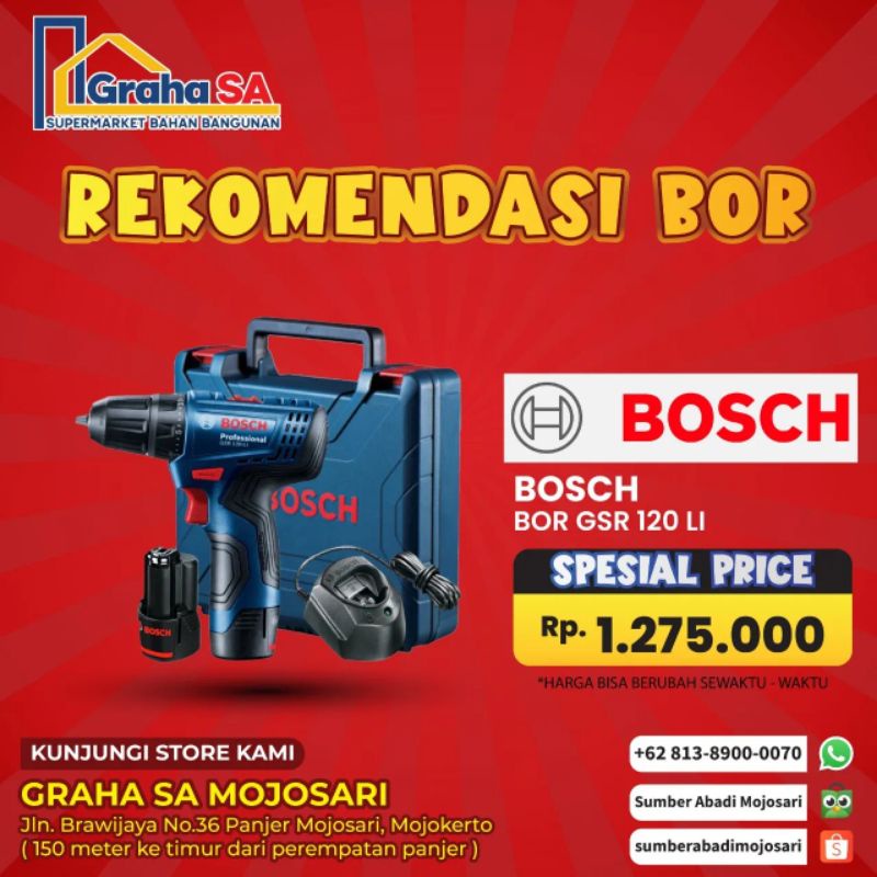 Bosch Bor Wireless GSR 120 LI