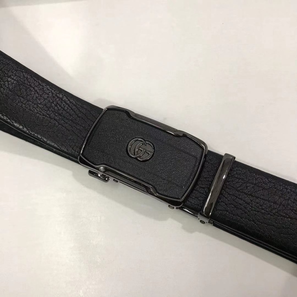 Sabuk pria Brand  korea fashion,kulit pria lapis kedua, gesper otomatis,sabuk original import,ikat pinggang pria belt BGS-012