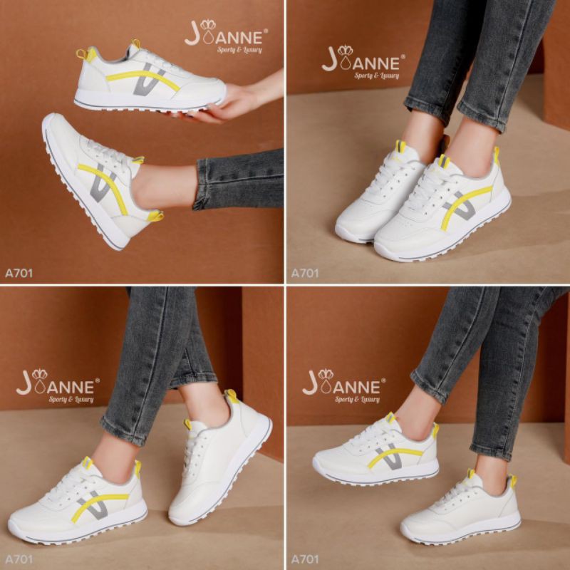 RESTOCK {ORIGINAL BRAND} JOANNE Leather Sneakers Shoes A701