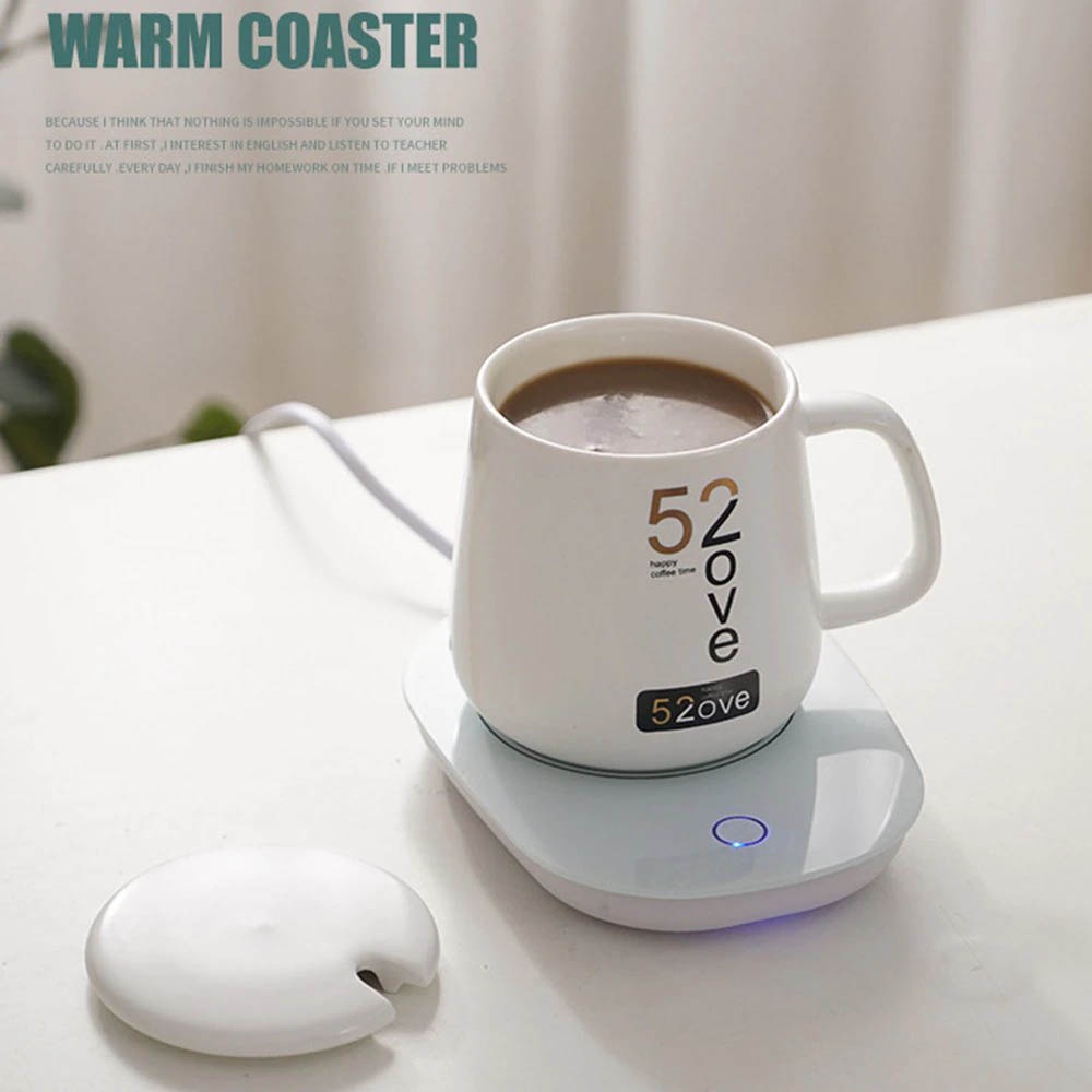 Tatakan Gelas Penghangat Cangkir Minuman  - Cup Mug TG23 Warmer Tatakan Gelas Pemanas Kopi Teh Susu Elektrik 16Watt Automatic