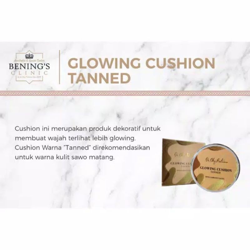 Glowing Cushion Tanned Dr Oky Pratama Bening's Skincare