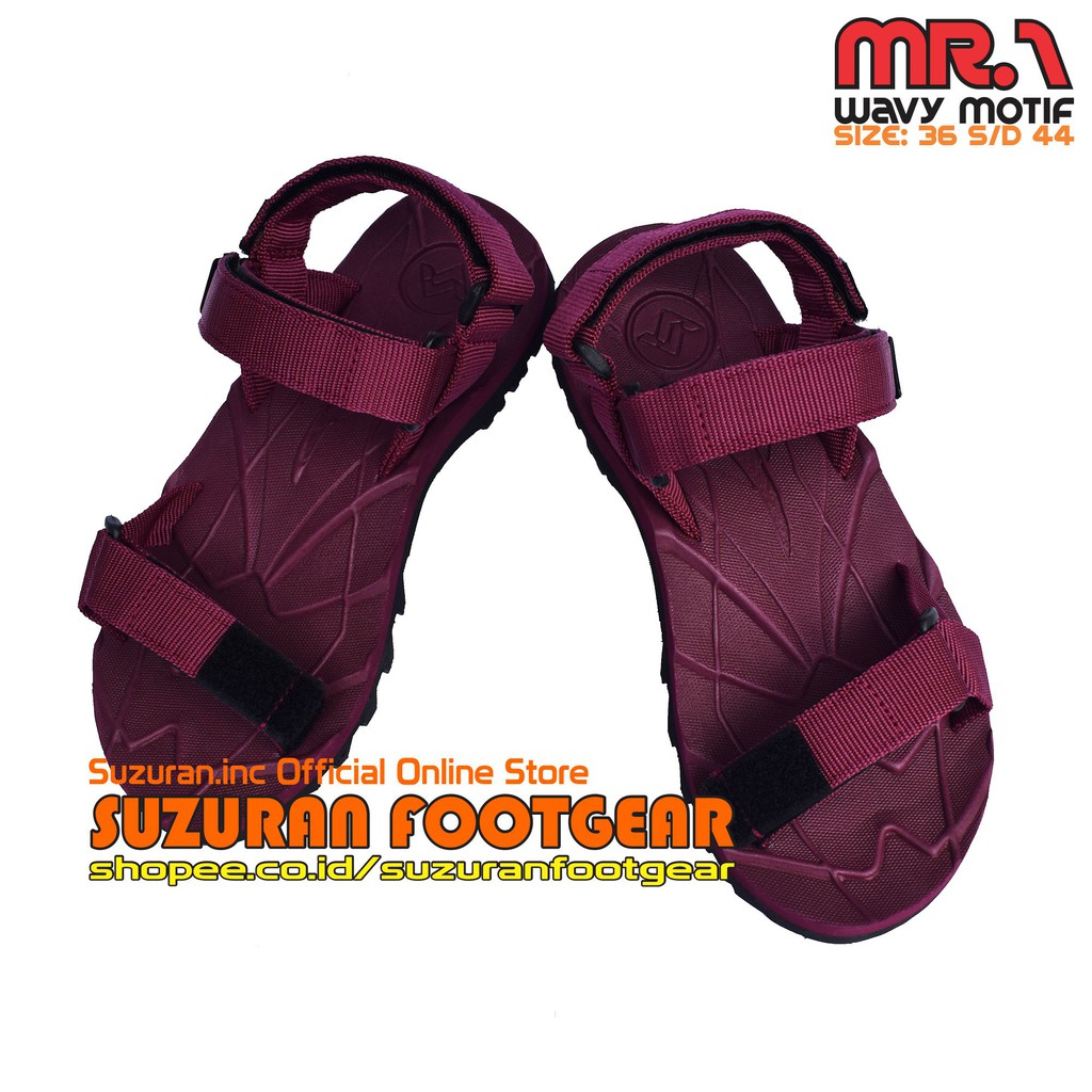 SUZURAN SANDAL GUNUNG EDGE MR1 MAROON