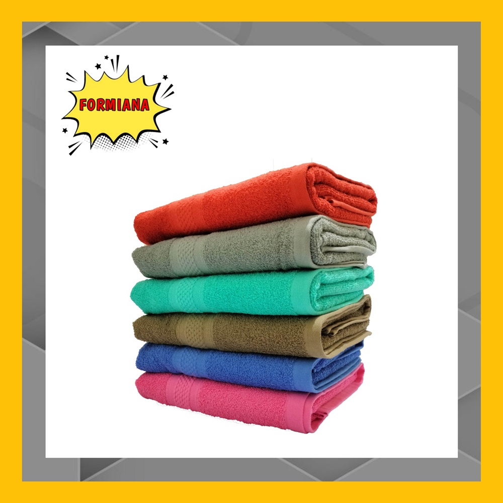 FM - Handuk mandi polos WARNA MUTIA 70 x 135 cm - full color