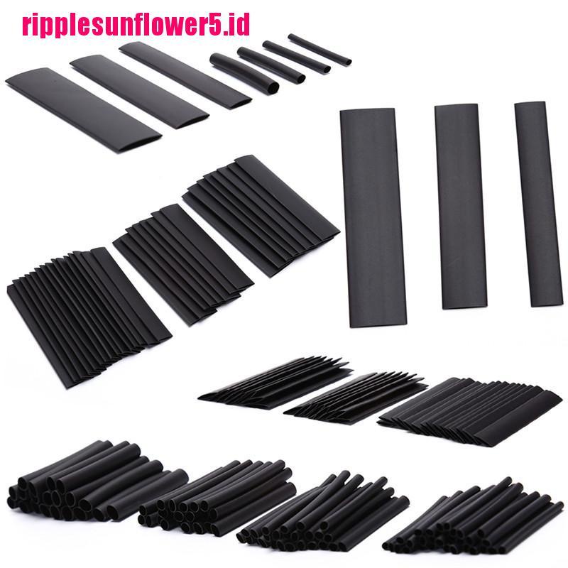 127pcs Selang Bakar Heat Shrink Warna Hitam