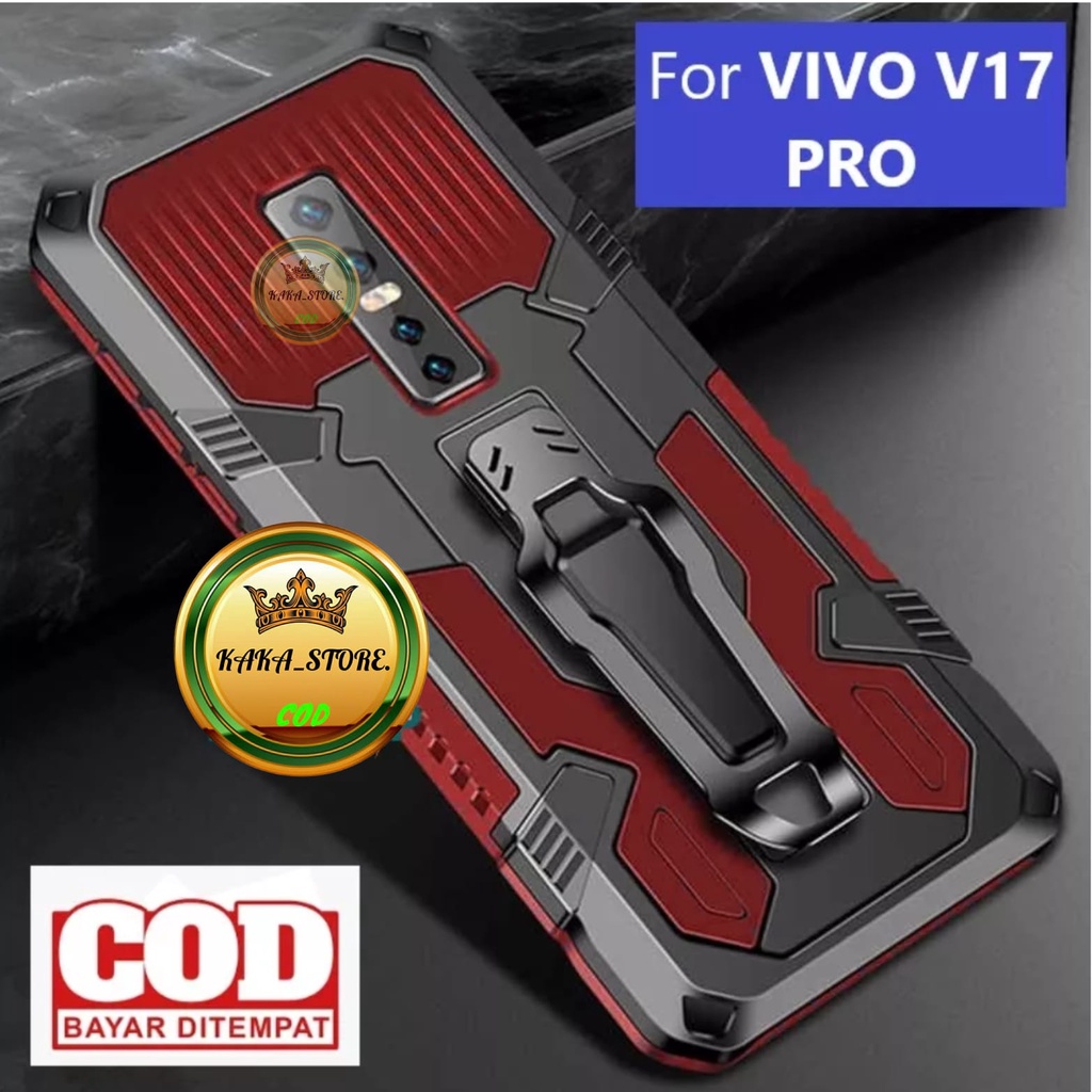 CASING HP VIVO V17  PRO MODEL BARU HARD CASE KLIP KESING SILIKON STANDING CASE.