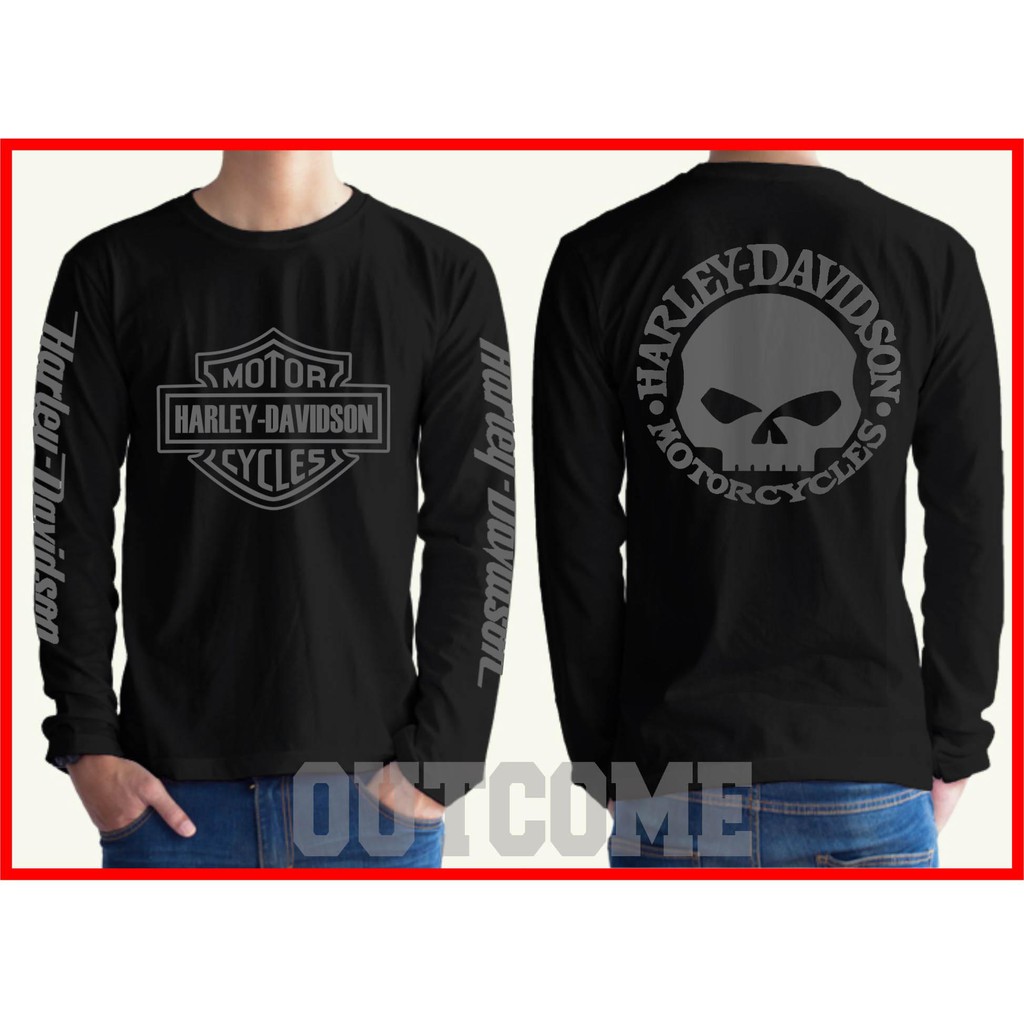 Kaos Harley Davidson Lengan Panjang